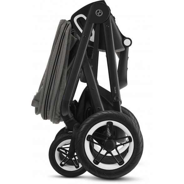 Cybex Talos S Lux - daugiafunkcinis vežimėlis, komplektas 2in1 su galimybe 3w1 | BLK Soho Grey 7