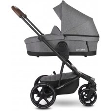 "Easywalker Harvey 3" - daugiafunkcinis vežimėlis, rinkinys "2-in-1" | Premium Diamond Grey