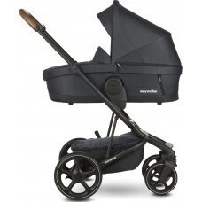 "Easywalker Harvey 3" -daugiafunkcinis vežimėlis, rinkinys "2-in-1" | Premium Jet Black