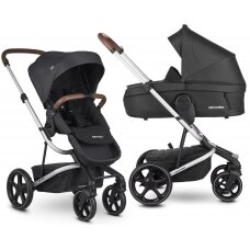 "Easywalker Harvey 3" -daugiafunkcinis vežimėlis, rinkinys "2-in-1" | Premium Jet Black