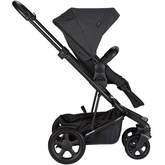 "Easywalker Harvey 2 All Terrain" - daugiafunkcinis vežimėlis, rinkinys "2-in-1" su galimybe "3-in-1" | Night Black 2