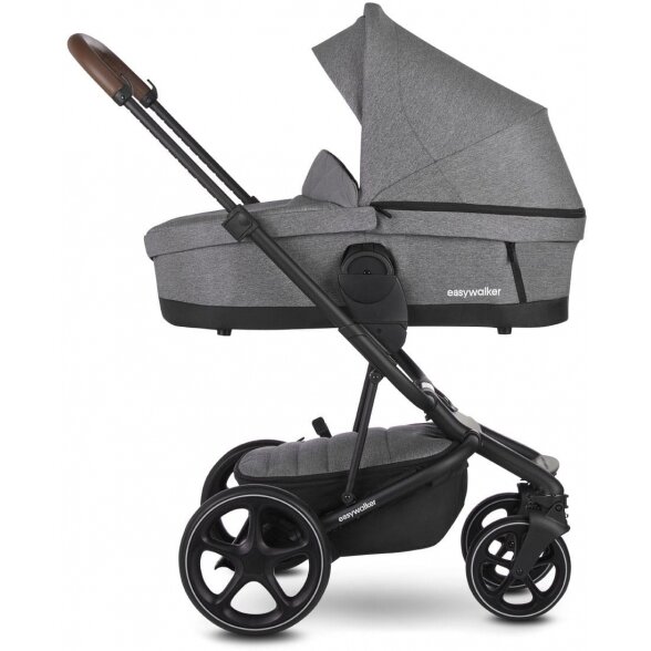 "Easywalker Harvey 3" - daugiafunkcinis vežimėlis, rinkinys "2-in-1" | Premium Diamond Grey 1