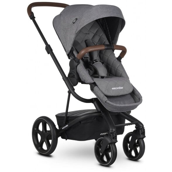 "Easywalker Harvey 3" - daugiafunkcinis vežimėlis, rinkinys "2-in-1" | Premium Diamond Grey 3