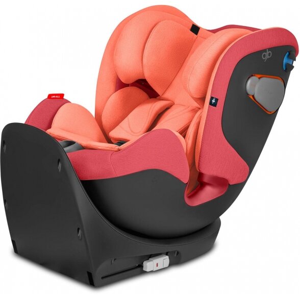 gb Uni-All - automobilinė kėdutė 0-36 kg | Rose Red