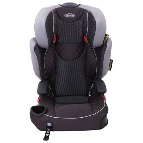 "Graco Affix" - "isofix" automobilinė kėdutė 15-36 kg | Pilka flanelė