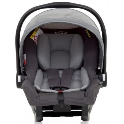 "Graco Snugessentials i-Size" automobilinė kėdutė ~0-13kg | Stipple Gray 2