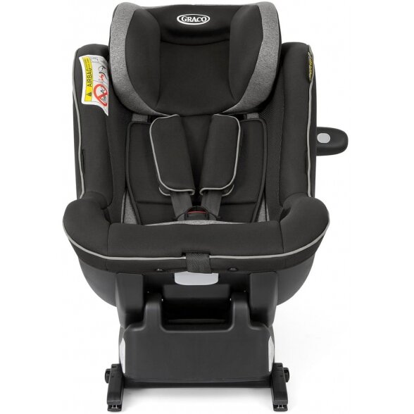 "Graco Ascent i-Size" automobilinė kėdutė ~0-18 kg, komplektas su baze | Juoda 2