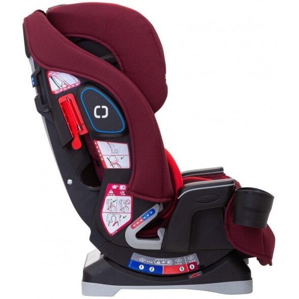 "Graco Slimfit" automobilinė kėdutė 0-36 kg | Chilli Spice 2