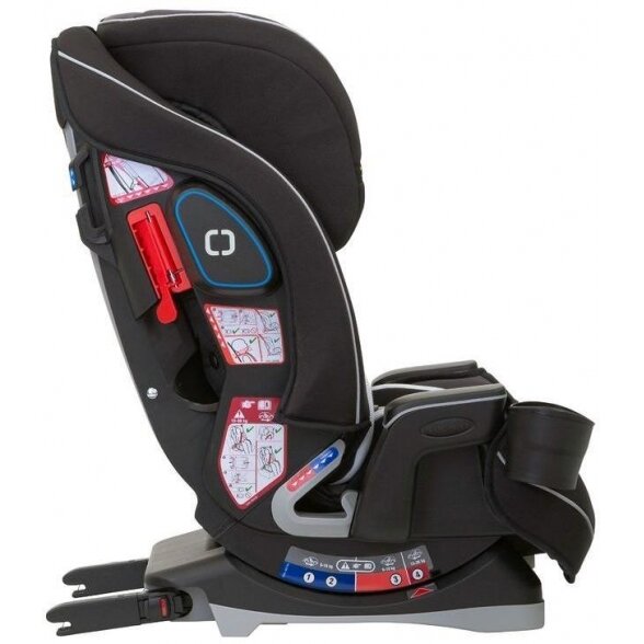 "Graco Slimfit LX" automobilinė kėdutė 0-36 kg | Juoda 2