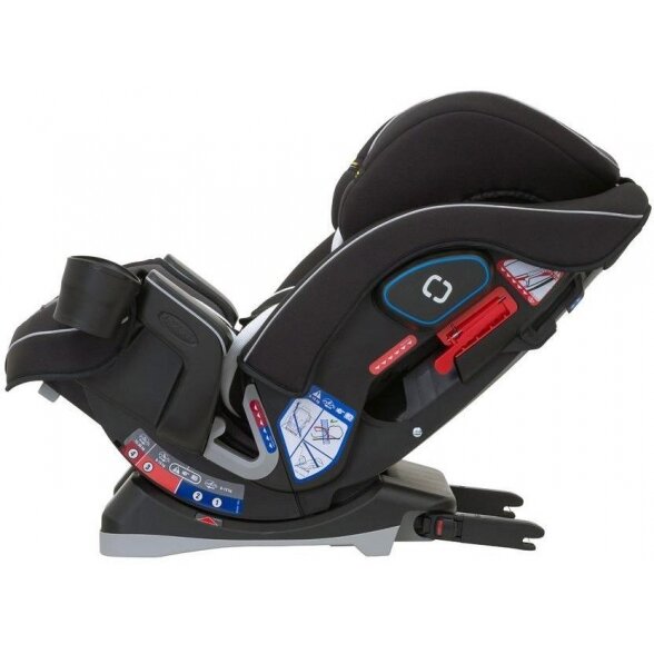 "Graco Slimfit LX" automobilinė kėdutė 0-36 kg | Juoda 6