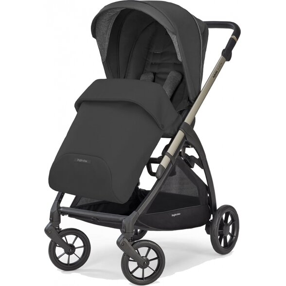 Inglesina Electa - itin lengvas daugiafunkcinis vežimėlis, rinkinys 2in1 | Upper Black 1