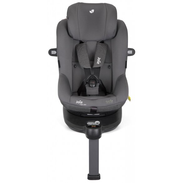 Joie i-Spin 360 - pasukama automobilinė kėdutė  i-Size ~0-18 kg | Cycle Shell Grey 2