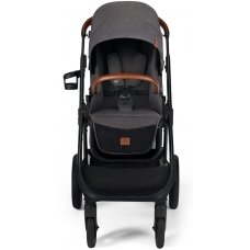 Kinderkraft Everyday- daugiafunkcinis vežimėlis 2in1 su galimybe 3in1 | Dark Gray