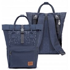 "Kinderkraft Moonpack" kuprinė "2-in-1" | Confetti Denim