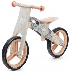 "Kinderkraft Runner" - medinis balansinis dviratukas | Nature Grey