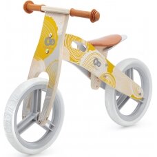 "Kinderkraft Runner" - medinis balansinis dviratis | Gamta Geltonas