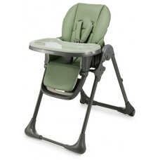 Kinderkraft Tummie - maitinimo kėdutė su gultuku 2w1 | Green