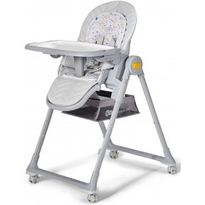 "Kinderkraft Lastree 2in1" - maitinimo kėdutė, gulima kėdutė | Grey