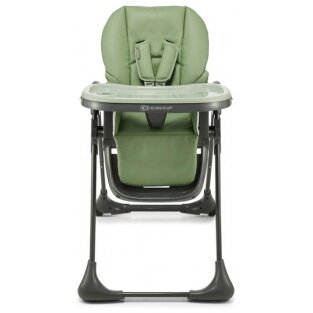 Kinderkraft Tummie - maitinimo kėdutė su gultuku 2w1 | Green 2