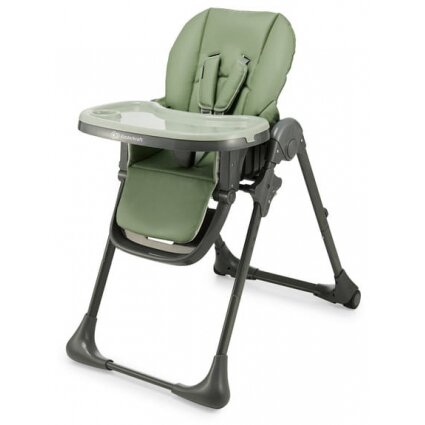 Kinderkraft Tummie - maitinimo kėdutė su gultuku 2w1 | Green 1