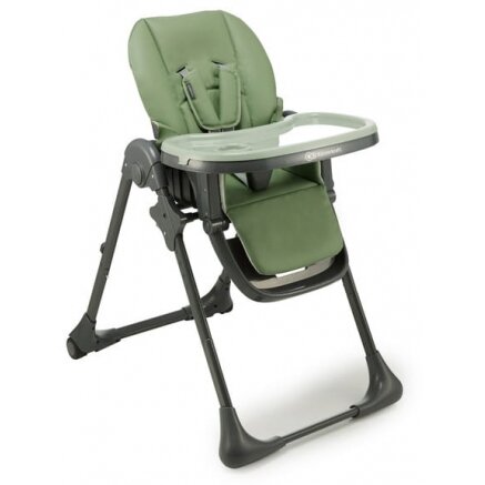Kinderkraft Tummie - maitinimo kėdutė su gultuku 2w1 | Green 4