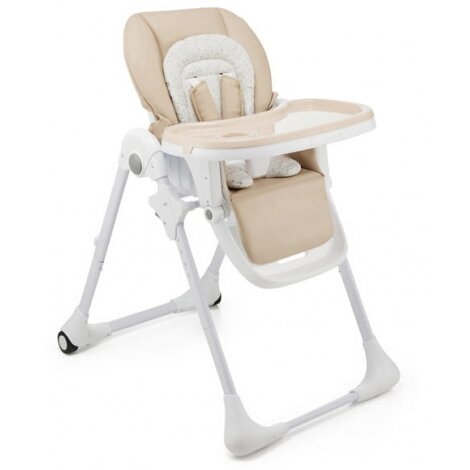 Kinderkraft Tummie -maitinimo kėdutė su gultuku  2w1 | Beige 1