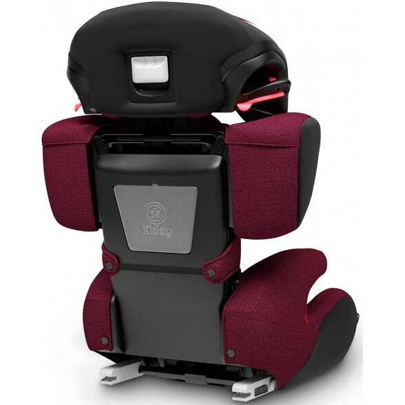 "Kiddy Cruiserfix 3" - automobilinė kėdutė 15-36 kg | "Beet Red Melange 4