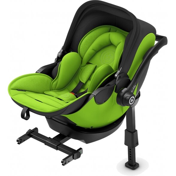 "Kiddy Evoluna i-Size 2" - automobilinė kėdutė ~0-13 kg, komplektas su baze | Spring Green 4