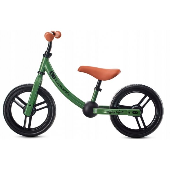 Kinderkraft 2Way Next - balansinis dviratis | Forest Green 2