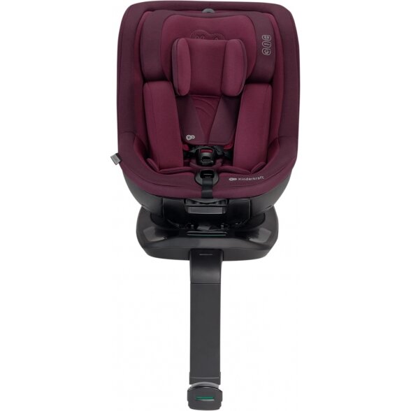 "Kinderkraft i-Guard 360" - "i-Size" pasukama automobilinė kėdutė ~0-18 kg | Cherry Pearl 2