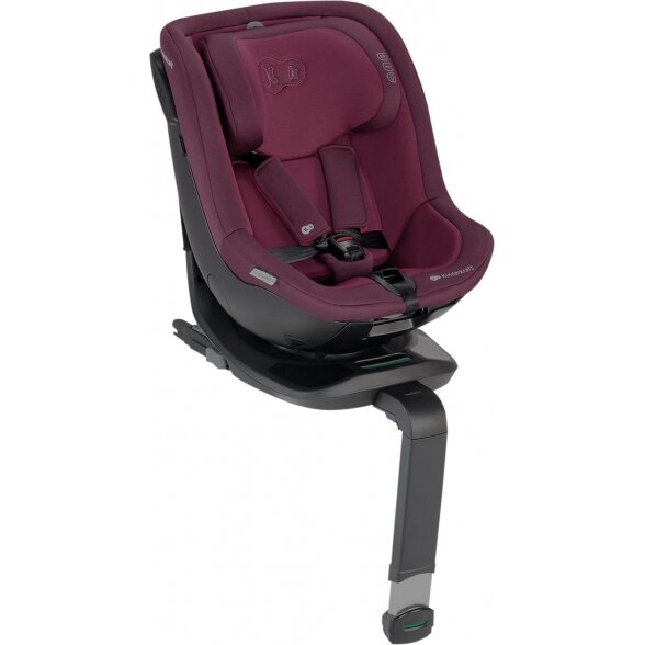 "Kinderkraft i-Guard 360" - "i-Size" pasukama automobilinė kėdutė ~0-18 kg | Cherry Pearl 3