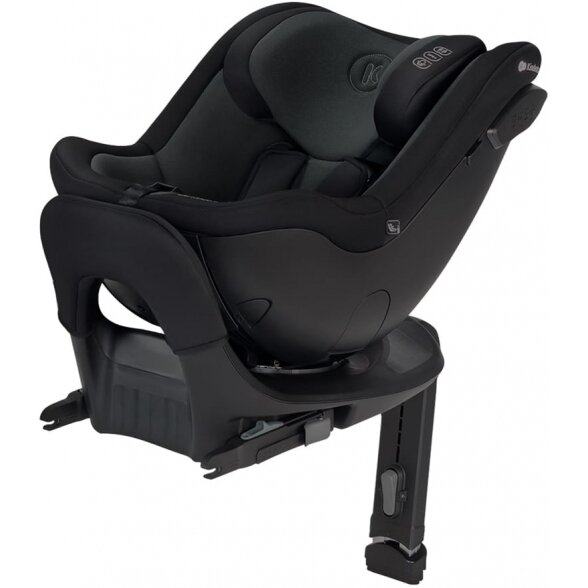 "Kinderkraft i-Guard PRO 360" - "i-Size" pasukama automobilinė kėdutė ~0-18 kg | Grafito juoda