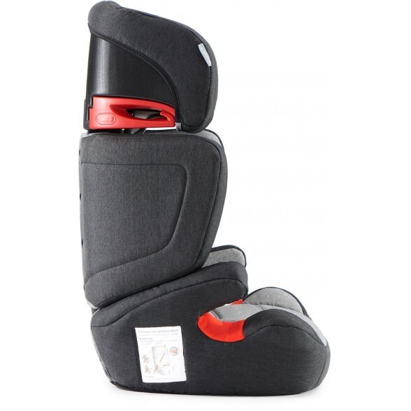 Kinderkraft Junior Fix -  automobilinė kėdutė 15-36 kg | Black&Gray 3