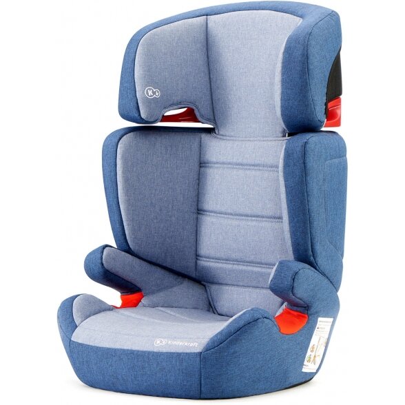 Kinderkraft Junior Fix - automobilinė kėdutė 15-36 kg | Navy