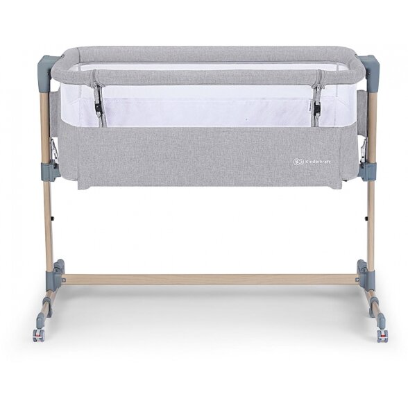 Kinderkraft Neste Air - lovytė  3w1 | Grey Wood 2