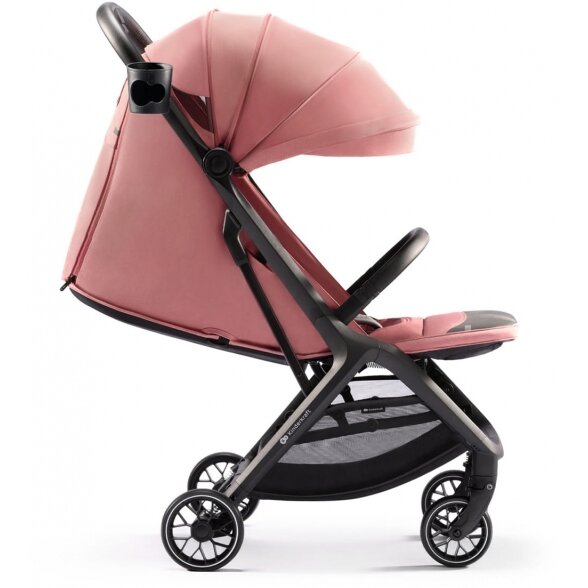 Kinderkraft Nubi 2 - lengvas vaikiškas vežimėlis iki 24 kg | Pink Quartz 2