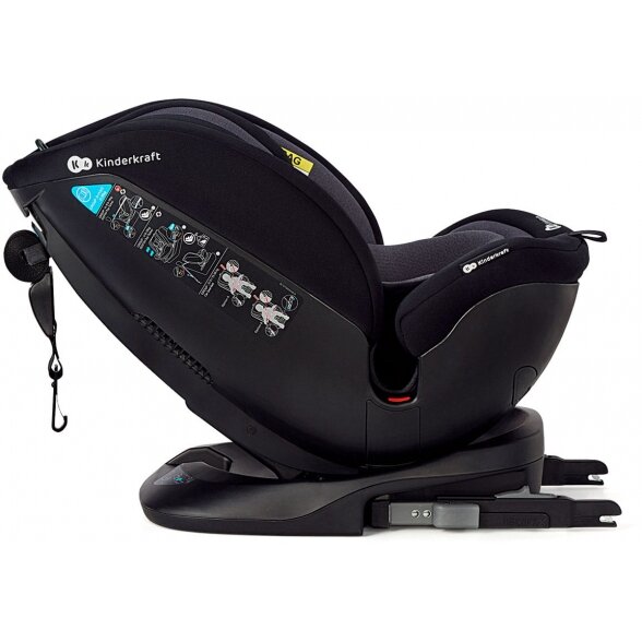 "Kinderkraft Xpedition" - pasukama automobilinė kėdutė 0-36 kg | Juoda 3