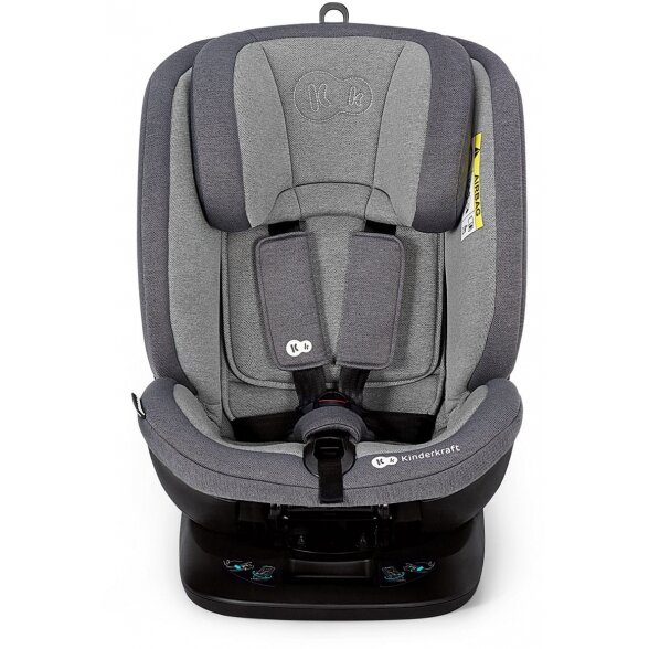 "Kinderkraft Xpedition" - pasukama automobilinė kėdutė 0-36 kg | Grey 2