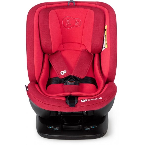 "Kinderkraft Xpedition" - pasukama automobilinė kėdutė 0-36 kg | Raudona 2