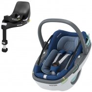 "Maxi-Cosi Coral 360" - pasukama automobilinė kėdutė, komplektas su baze ~0-12 kg | Essential Blue
