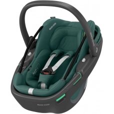 "Maxi-Cosi Coral 360" - pasukama automobilinė kėdutė ~0-12 kg | BLK Essential Green