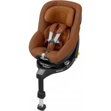 Maxi-Cosi Pearl 360 PRO - besisukanti, ištraukiama autokėdutė ~0-18 kg, rinkinys su baze | Authentic Cognac