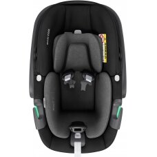 "Maxi-Cosi Pebble 360 i-Size" - pasukama automobilinė kėdutė ~0-13 kg | Essential Black