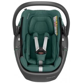 "Maxi-Cosi Coral 360" - pasukama automobilinė kėdutė ~0-12 kg | BLK Essential Green