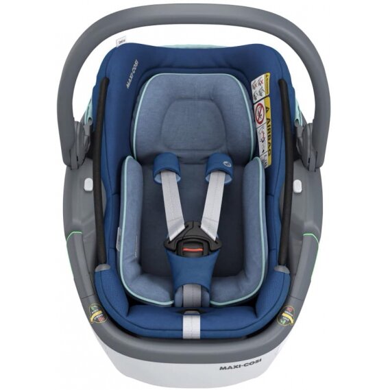 "Maxi-Cosi Coral 360" - pasukama automobilinė kėdutė, komplektas su baze ~0-12 kg | Essential Blue 2