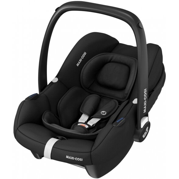 "Maxi Cosi CabrioFix i-Size" automobilinė kėdutė 0-13 kg | Essential Black