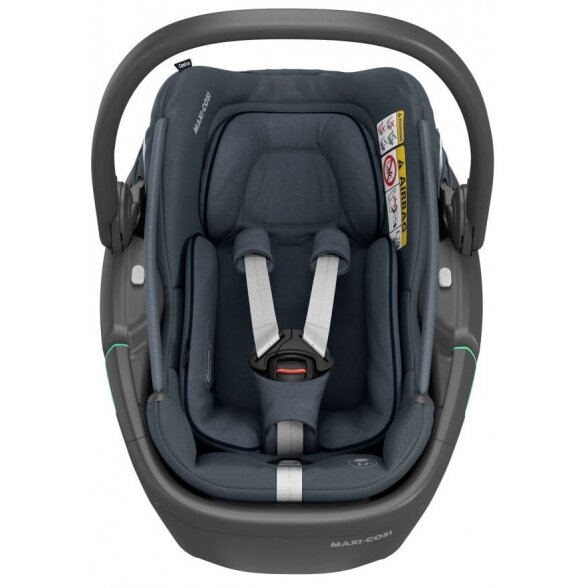 "Maxi-Cosi Coral 360" - pasukama automobilinė kėdutė ~0-12 kg | BLK Essential Graphite 2