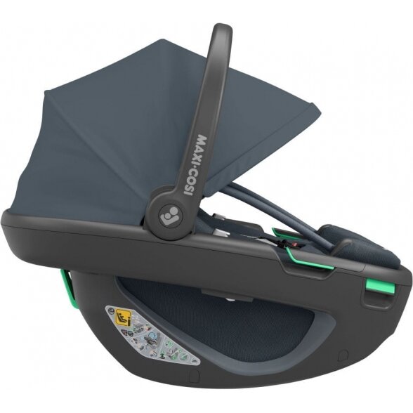 "Maxi-Cosi Coral 360" - pasukama automobilinė kėdutė ~0-12 kg | BLK Essential Graphite 4