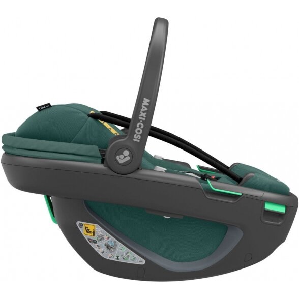 "Maxi-Cosi Coral 360" - pasukama automobilinė kėdutė ~0-12 kg | BLK Essential Green 2