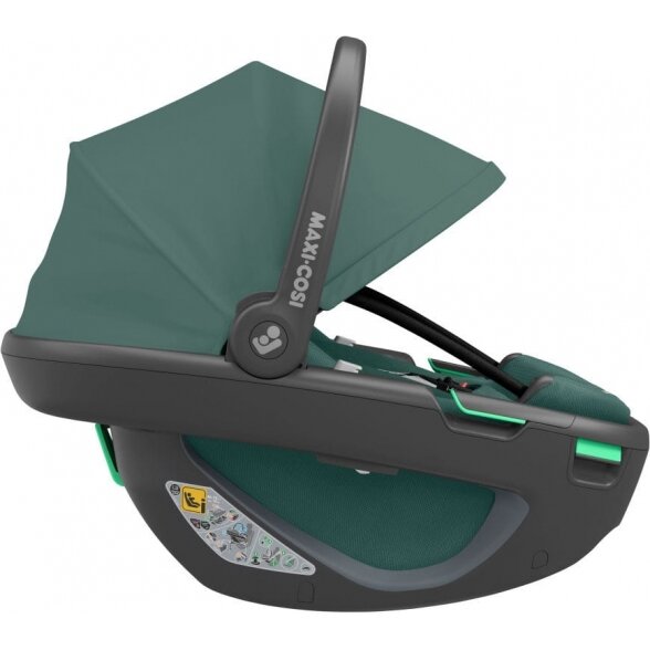 "Maxi-Cosi Coral 360" - pasukama automobilinė kėdutė ~0-12 kg | BLK Essential Green 3